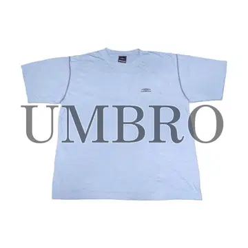 vintage UMBRO 빈티지 로고 자수 티셔츠 라이트 블루 XL