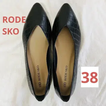RODE SKO 플랫 펌프스 블랙 38