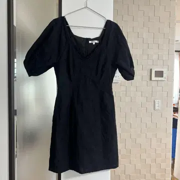 MOUSSY 반팔 미니 원피스
