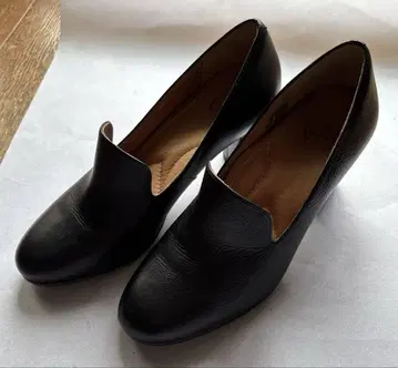 ing 블랙 가죽 로퍼 22cm