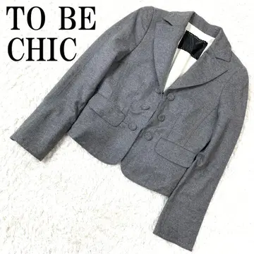 TO BE CHIC 테일러드 자켓 그레이 40 B9258
