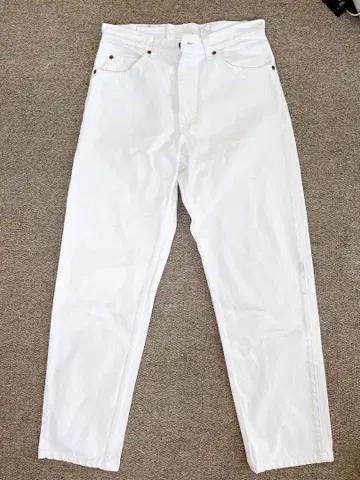 LEVI'S 501 화이트 데님 W30 L30