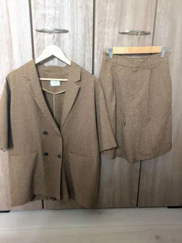 LOWRYSFARM 반팔 자켓 셋업 프리 사이즈