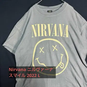 Nirvana 닐바나 스마일 밴딩 티셔츠 2022 L
