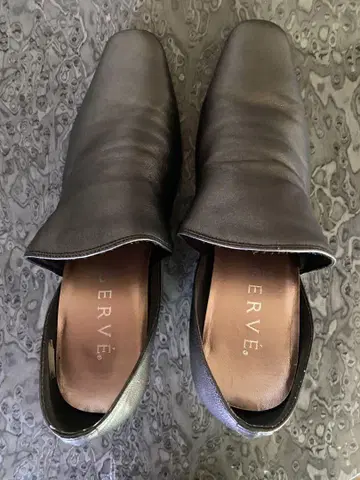 블랙 뮬 사이즈 EEE 힐 약 5cm