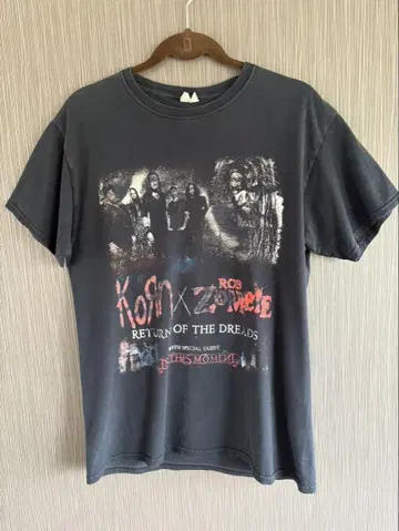 Korn Rob Zombie 투어 티셔츠 2016