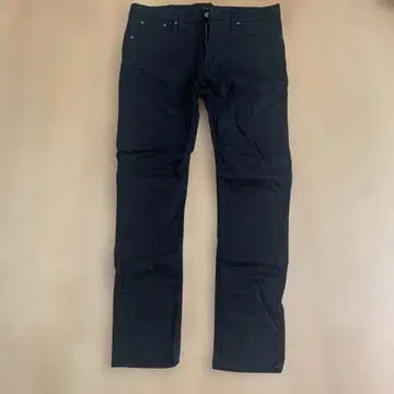 누디진 블랙 데님 팬츠 스트레이트 w36L32 린 딘
