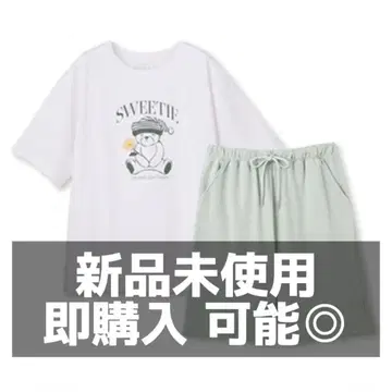 PEACH JOHN 피치 존 마쓰시마 사토시 곰 티셔츠 파자마 세트