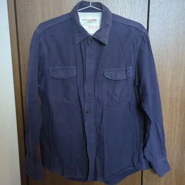 NAVY & GROUND AAA 플란넬 셔츠 네이비