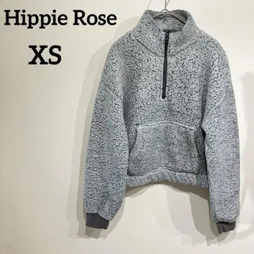 Hippie Rose [XS] 플리스 자켓 그레이 모코모코 아우터
