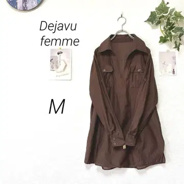 8833-1 Dejavu femme 2way 시스루 튜닉 블라우스
