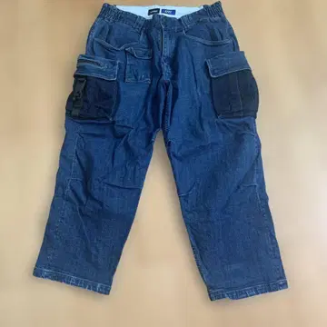 LAKH LFYT 다크 블루 카고 데님 라파예트 XL