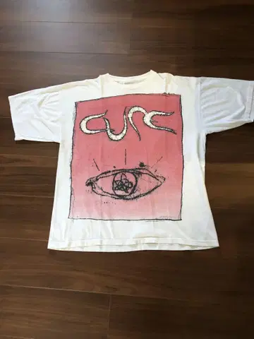 90s the cure 투어 티셔츠 밴딩