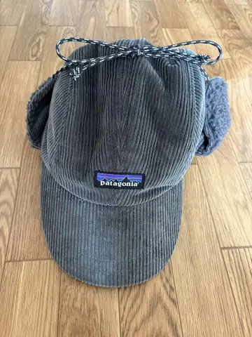 Patagonia 그레이 코듀로이 플라이트 캡