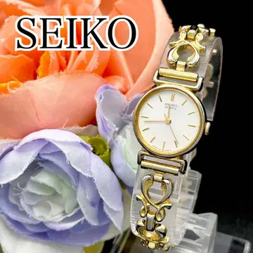 작동 손목시계 SEIKO 세이코 라운드 골드 새상품 배터리 G41