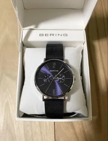BERING 손목시계 14240-307 블랙/퍼플
