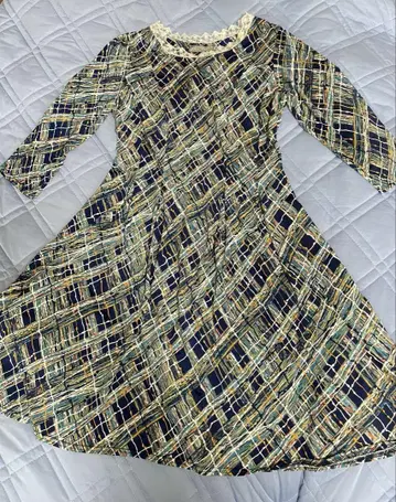 FAS FILLE A SUIVRE 7분 소매 원피스