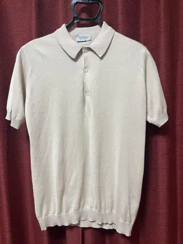 JOHN SMEDLEY 피케 셔츠 M 사이즈 베이지