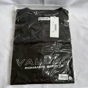 VALLAD ROMANCE SPORTS TEE XL 미사용 새상품 블랙