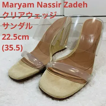 Maryam Nassir Zadeh 클리어 웨지 샌들