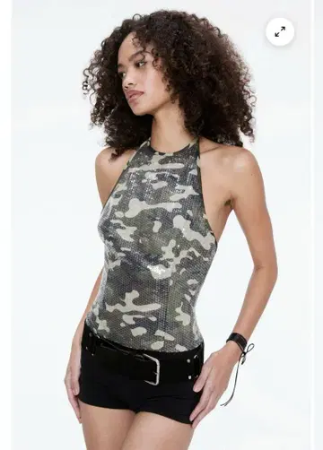 새상품 miaou NATALIA TOP - CAMO