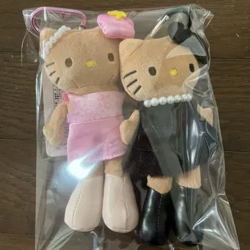 키티 GOGO 갸루 마스코트 블랙 드레스 갸루