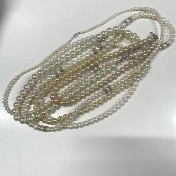 묶음 판매 진주 펄 목걸이 5개