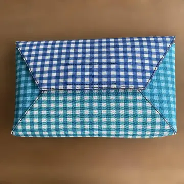 J.CREW 클러치백 깅엄 체크 미사용