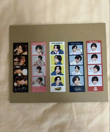 나니와단시 포토 카드 니시하타 다이고 5장 세트