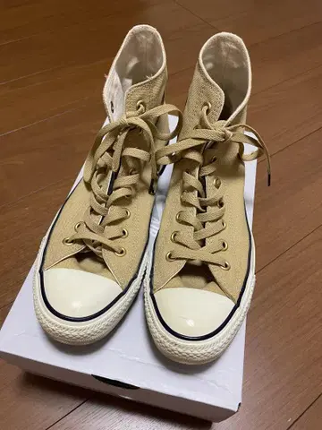 CONVERSE ALL STAR 베이지 하이컷 스니커즈