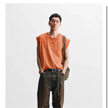 자라 탱크탑 남성용 의류 상의