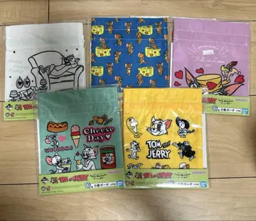 제일복권 톰과 제리 G상 복조리 파우치 컴플리트