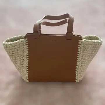 찰스앤키스 크로셰 토트백
