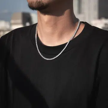 AVALANCHE 실버 목걸이 약 40cm