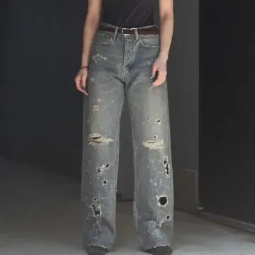 다이라쿠 데미지 스트레이트 데님