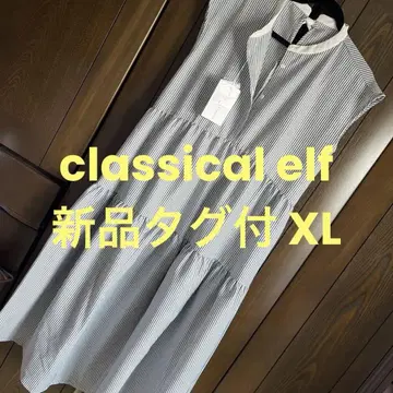 Classical Elf 슬리브리스 셔츠 원피스 택 포함 새상품