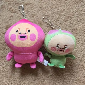 코비토즈칸 카쿠레모모지리 스모모노우치 봉제 인형 마스코트 2개 세트
