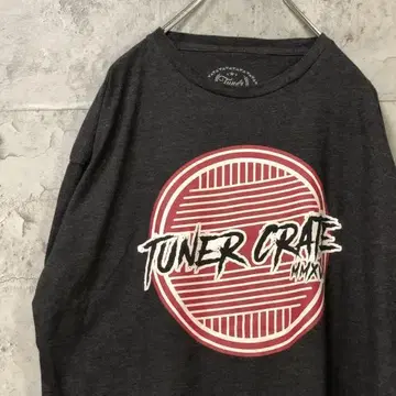 TUNER CRATE 서클 로고 USA 수입 빅 티셔츠