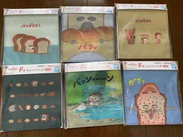 제일복권 빵 도둑 F상 지퍼 백 전 6종 세트