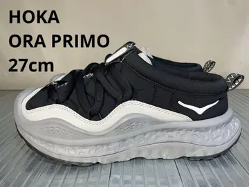 미사용 새상품 HOKA U ORA PRIMO 27cm 블랙 그레이