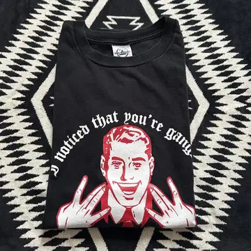 00s 빈티지 델타 USA 슬랭 TEE 90s 블랙