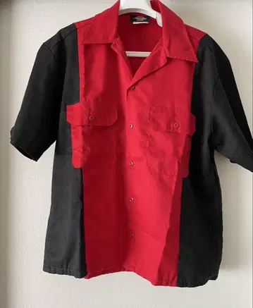 디키즈 DICKIES 워크 셔츠 2 바이컬러