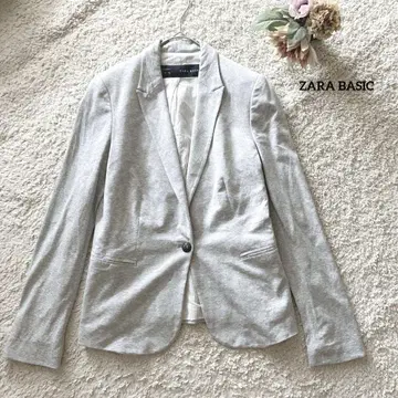 자라 베이직 테일러드 자켓 M 어깨 패드 ZARABASIC