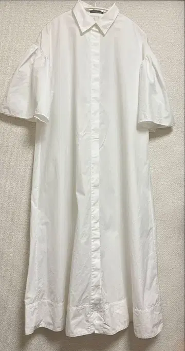 띠어리 럭스 롱 셔츠 원피스