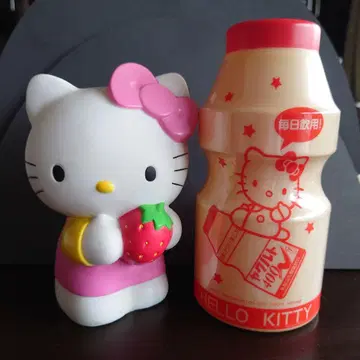야쿠르트 키티 콜라보 저금통 키티 저금통 세트