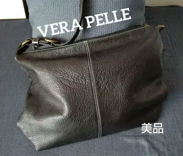 VERA OELLE/천연 가죽 숄더백/이탈리아제/블랙