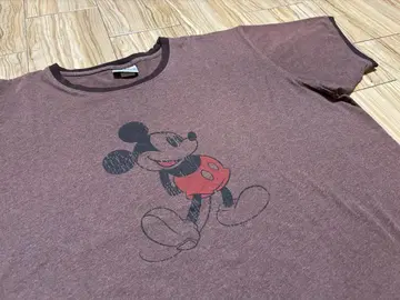 90's 미키마우스 링거 티셔츠 XL MADE IN USA