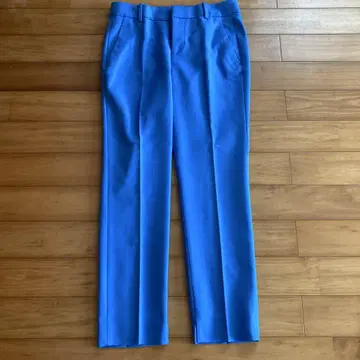자라 센터 프레스 팬츠 EUR 34 / USA 2 블루 스카이블루