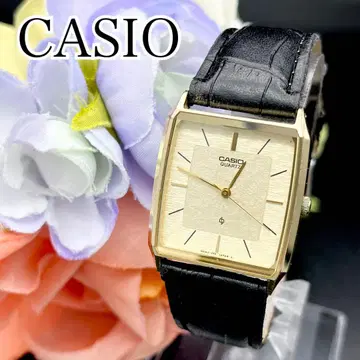작동 손목시계 CASIO 카시오 골드 벨트 새상품 배터리 남성용 G46