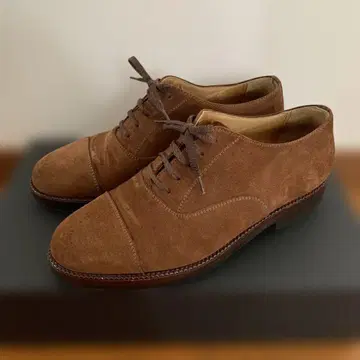 스웨이드 가죽 신발 25.5cm 6 1/2